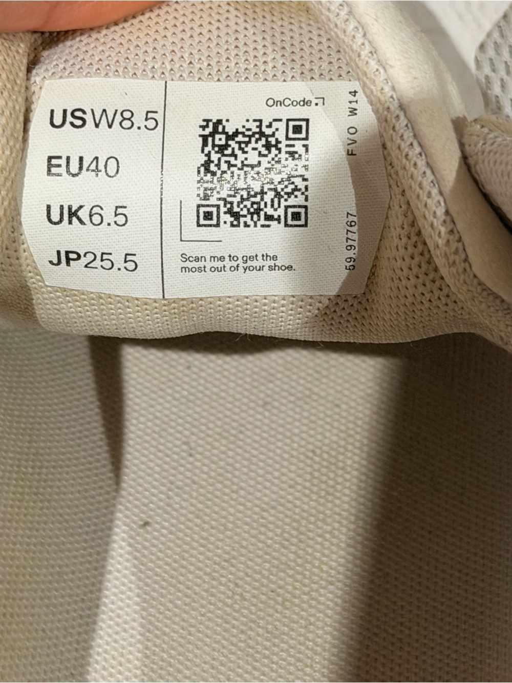 On Cloud Women’s Athletic Shoes - Light Gray with Pink Sole - Picture 7 of 8